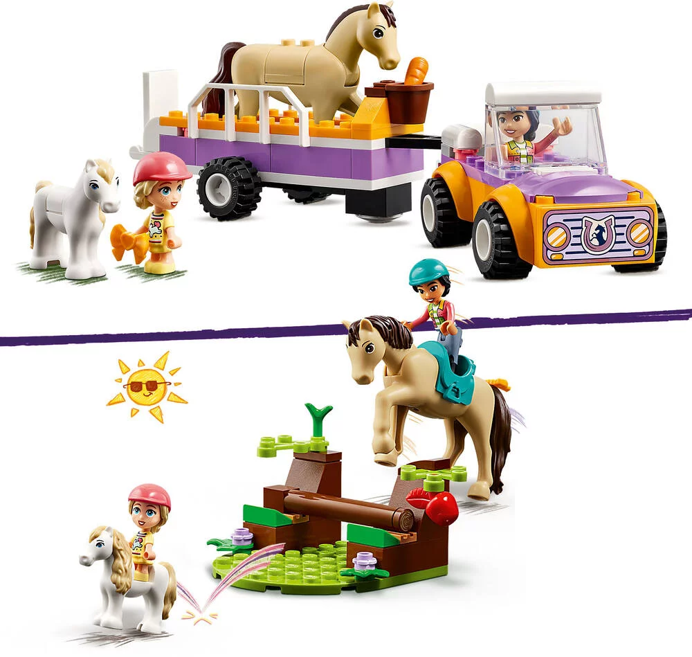 LEGO®FRIENDS 42634 - LA REMORQUE DU CHEVAL ET DU PONEY