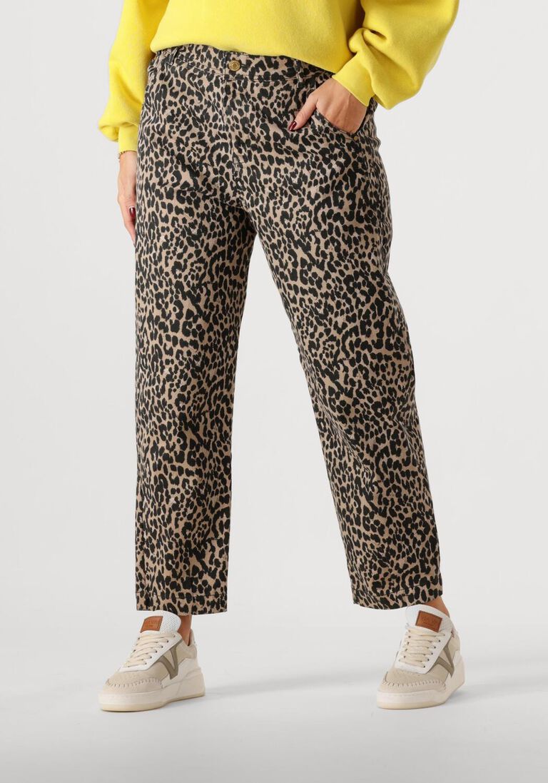 beige summum mom jeans mom fit pant dry stretch twill