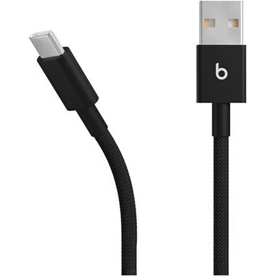 Câble téléphone portable Beats USB-A vers USB-C 1.5 m Noir pour iPhone