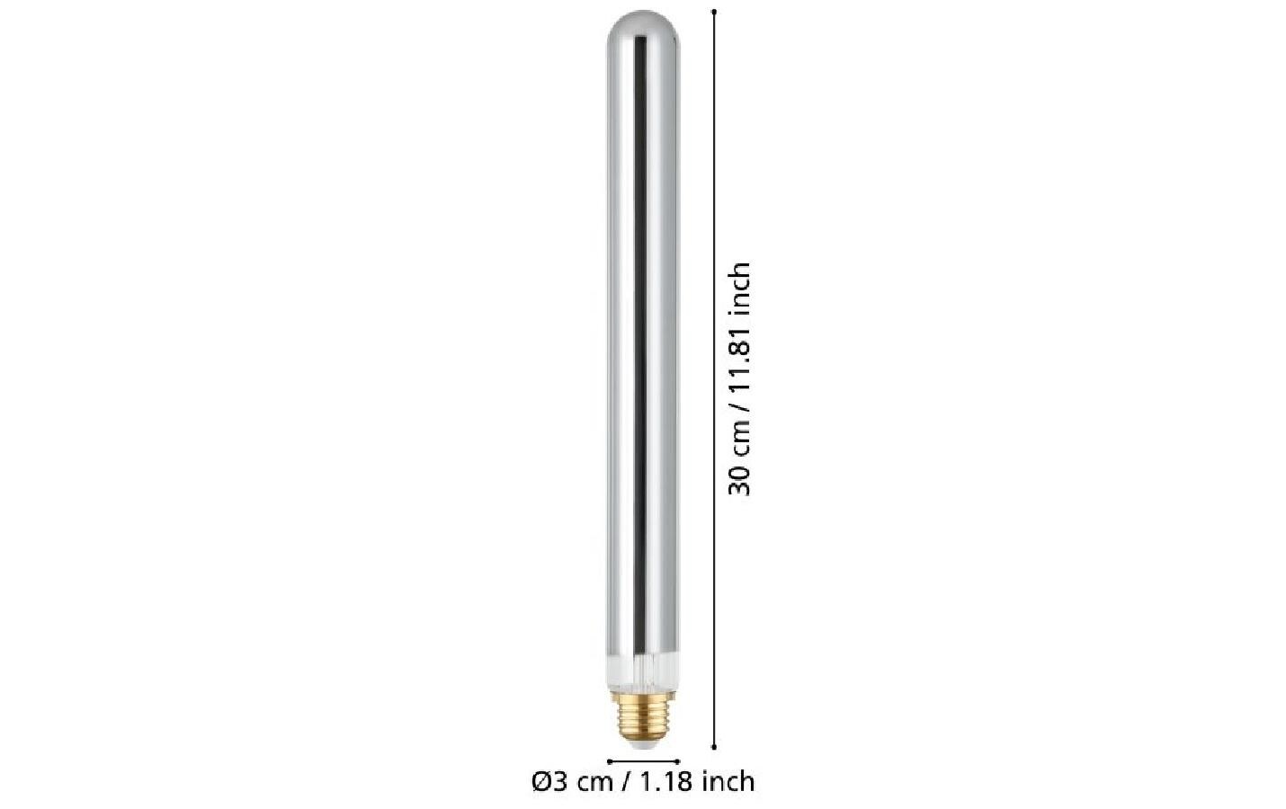 Lampe 4 W E27 WarmweissDeko-Leuchtmittel aus bedampftem Glas