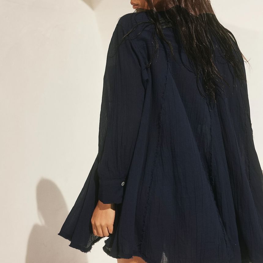 Genrovia - Effen oversized overhemd