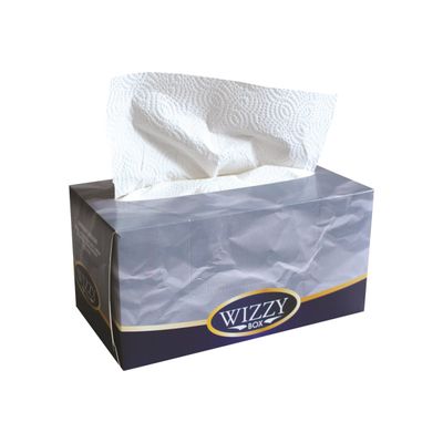 Wizzy Box - Boîte de 180 feuilles essuie-tout - blanc