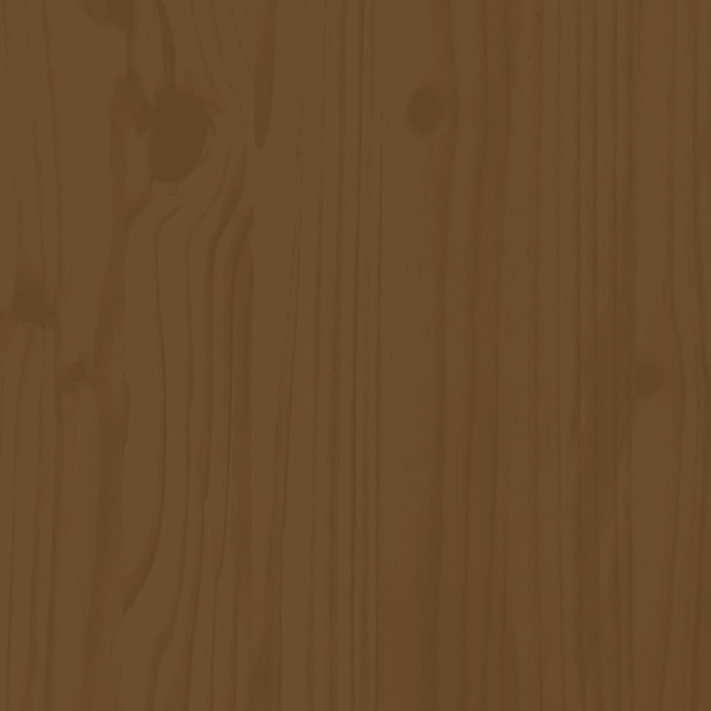 Tabourets 2 pcs marron miel 40x48,5x115,5 cm bois massif de pin
