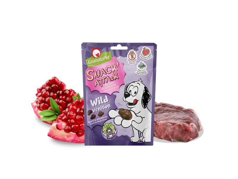 GranataPet Snack' Attack Wild 100g Ergänzungsfuttermittel für Hunde