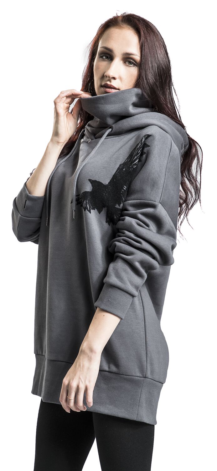Sweat à Capuche avec Col Montant Intégré | Black Premium by EMP Sweat-shirt à capuche