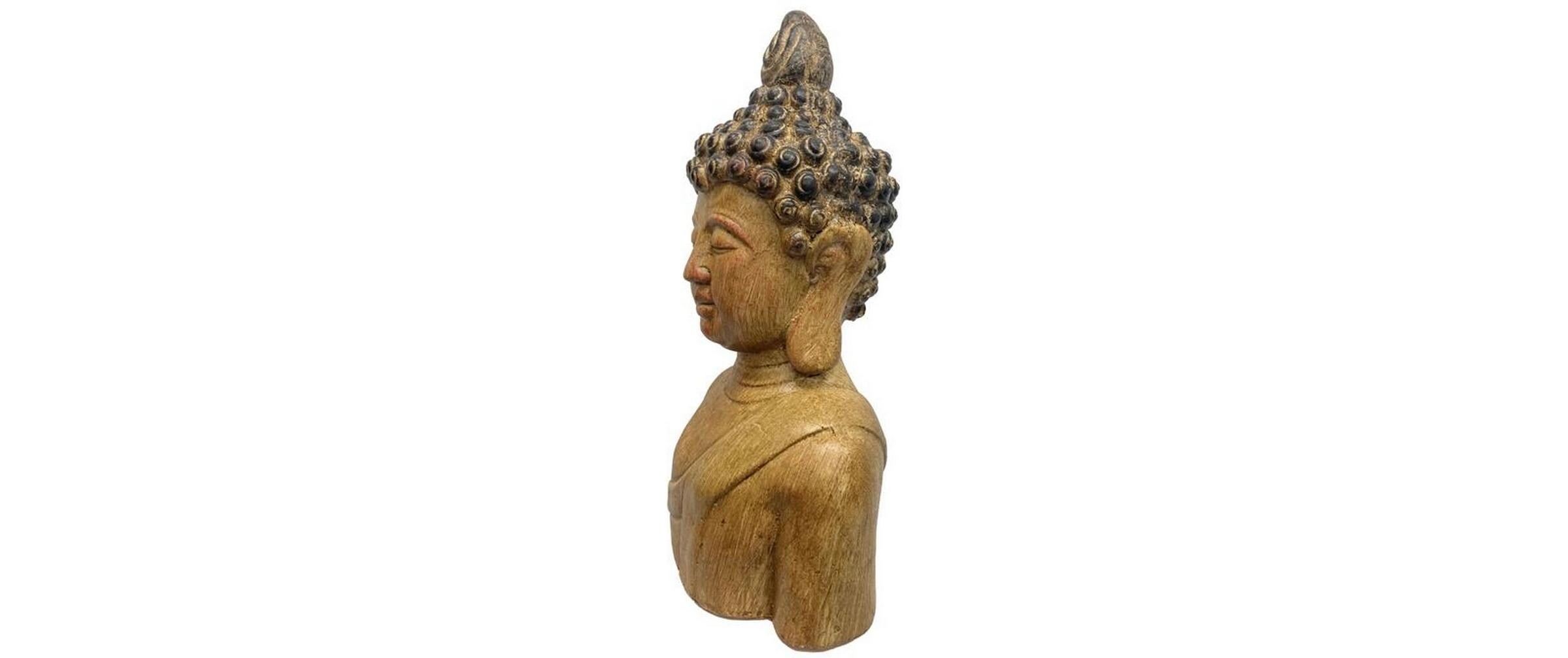 Dekofigur Buddha Büste 41.5 x 20.5 x 20 cmDeko Buddha