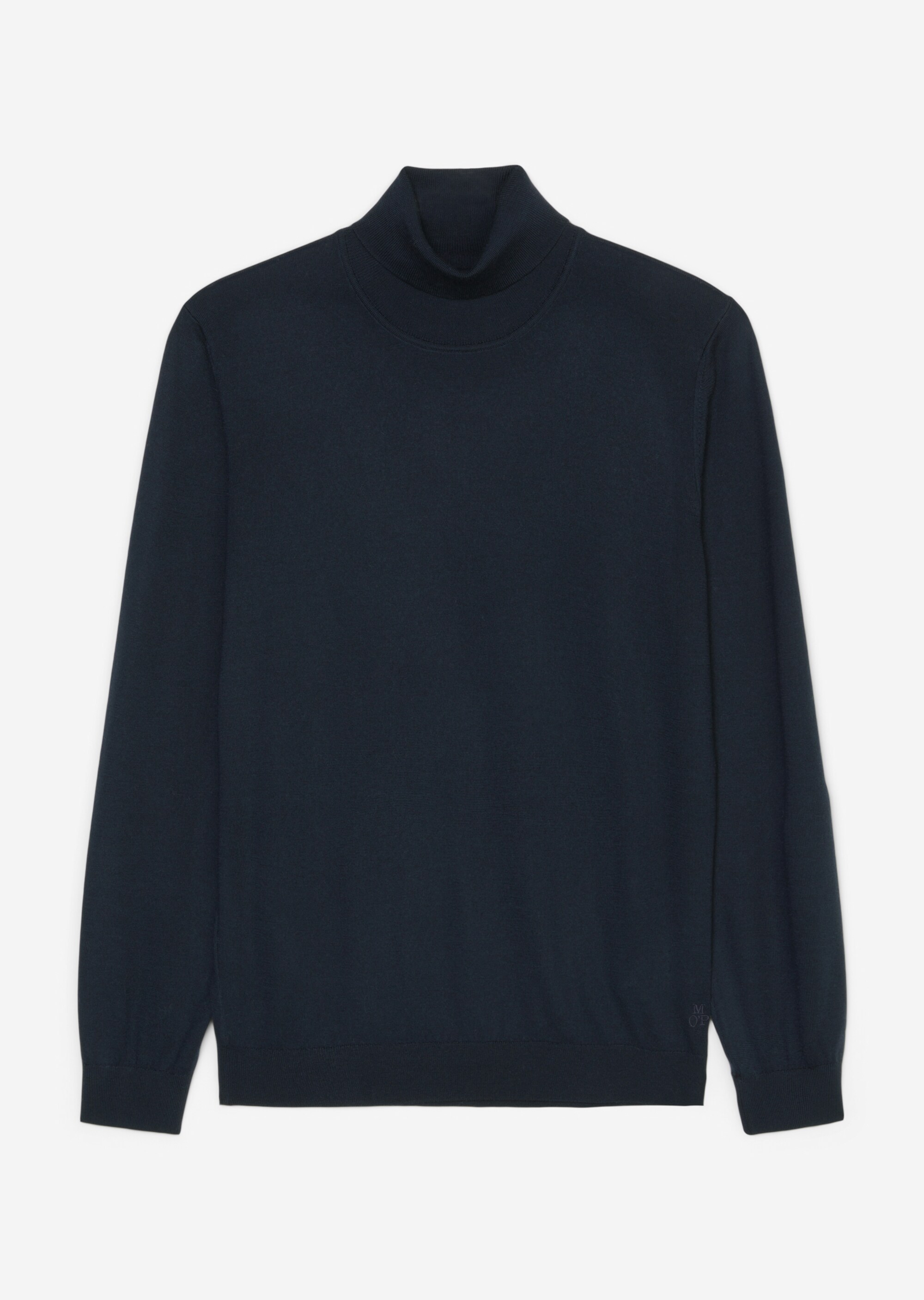 Rollkragen-Pullover shaped aus softer Schurwolle