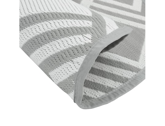 VIDAXL - Couverture pique nique Tapis d'extérieur gris ø200 cm pp