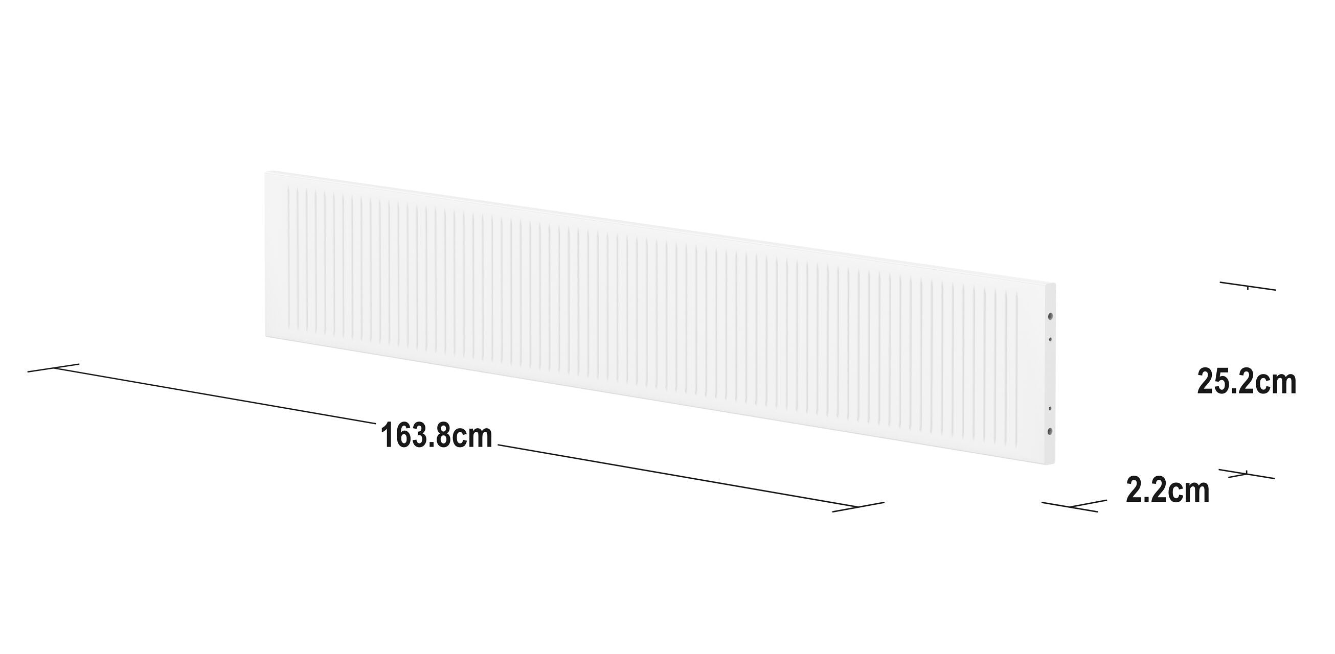 Flexa WHITE Absturzsicherung 3/4 - Weiss / B: 159.0 cm x T: 2.0 cm x H: 32.0 cm