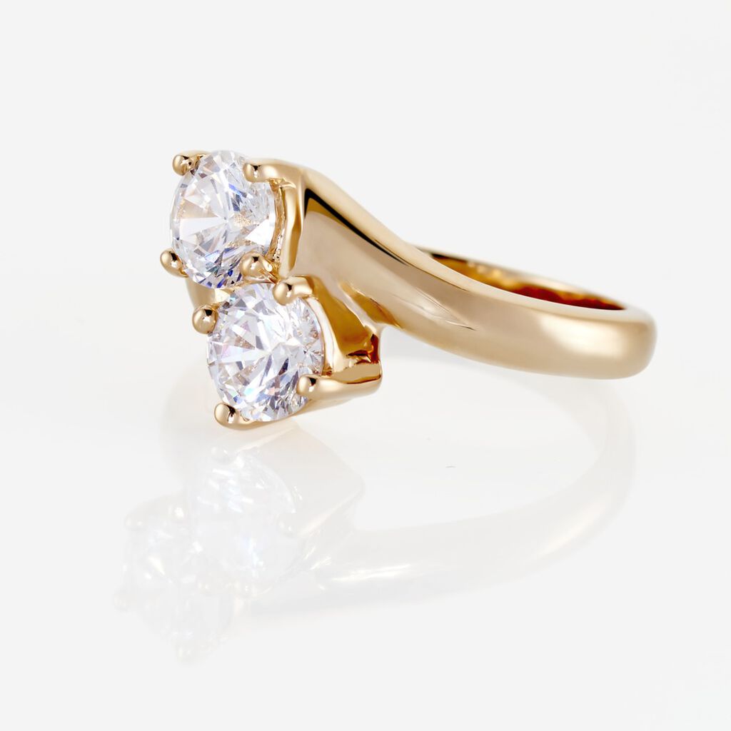Bague Laban Plaqué Or Oxyde
