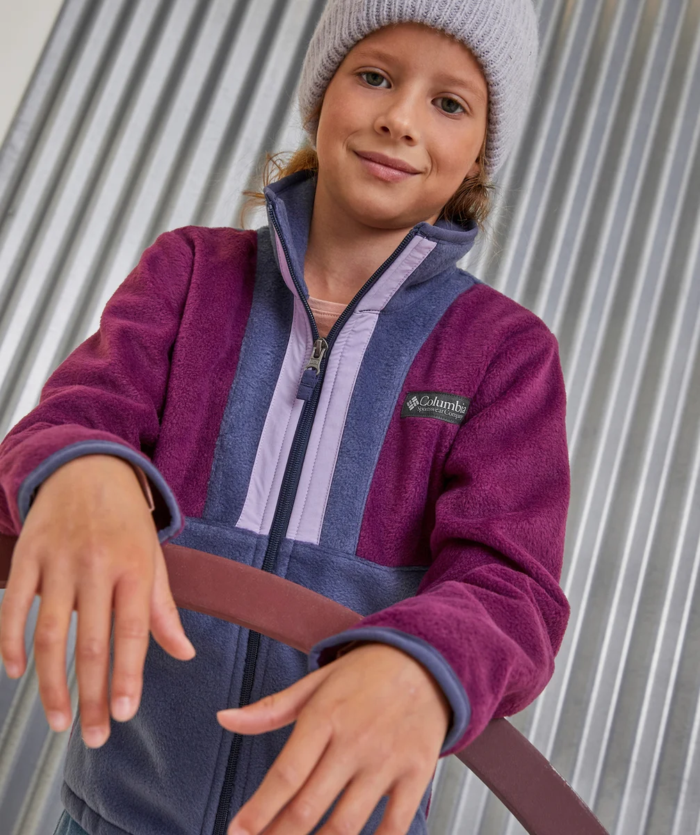 COLUMBIAVESTE EN POLAIRE FILLE BACK BOWL MAGENTA ET VIOLET