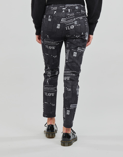 Desigual - PANT_NEWS - Noir / Blanc
