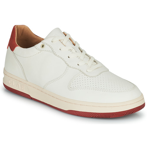 Clae - MALONE - Blanc / Rouge