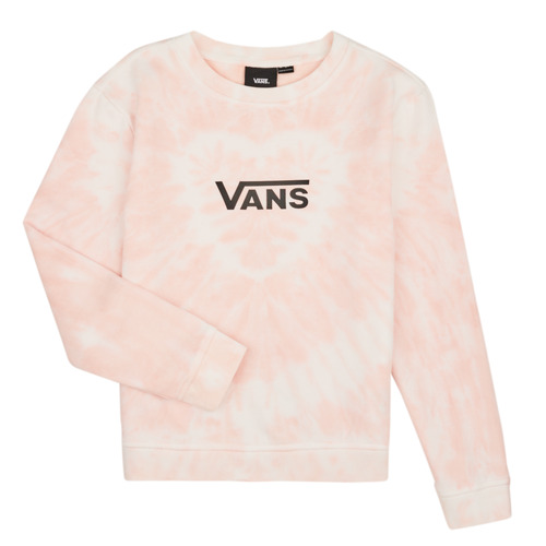 Vans - TIE-DYE HEART CREW - Rose / Blanc