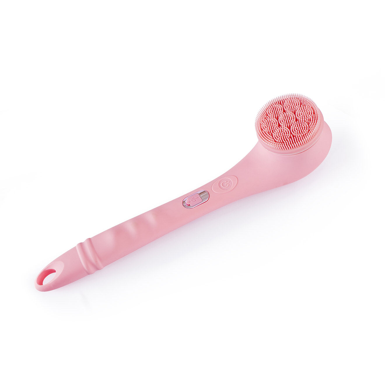 Yoghi Brosse de douche electrique sans fil clean body rose
