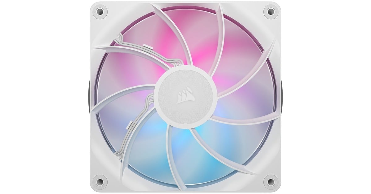 CorsairiCUE LINK RX140 MAX RGB 140mm PWM Thick Fans Starter Kit case fans  (Wit, 2 stuks, 140 x 140 x 30 mm)