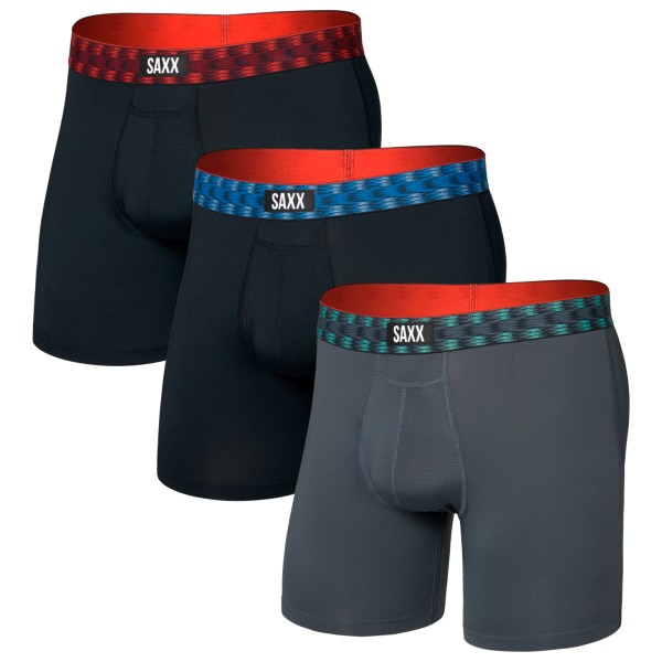 Saxx - Multi-Sport Mesh Boxer Brief Fly 3-Pack - Sous-vêtement synthétique