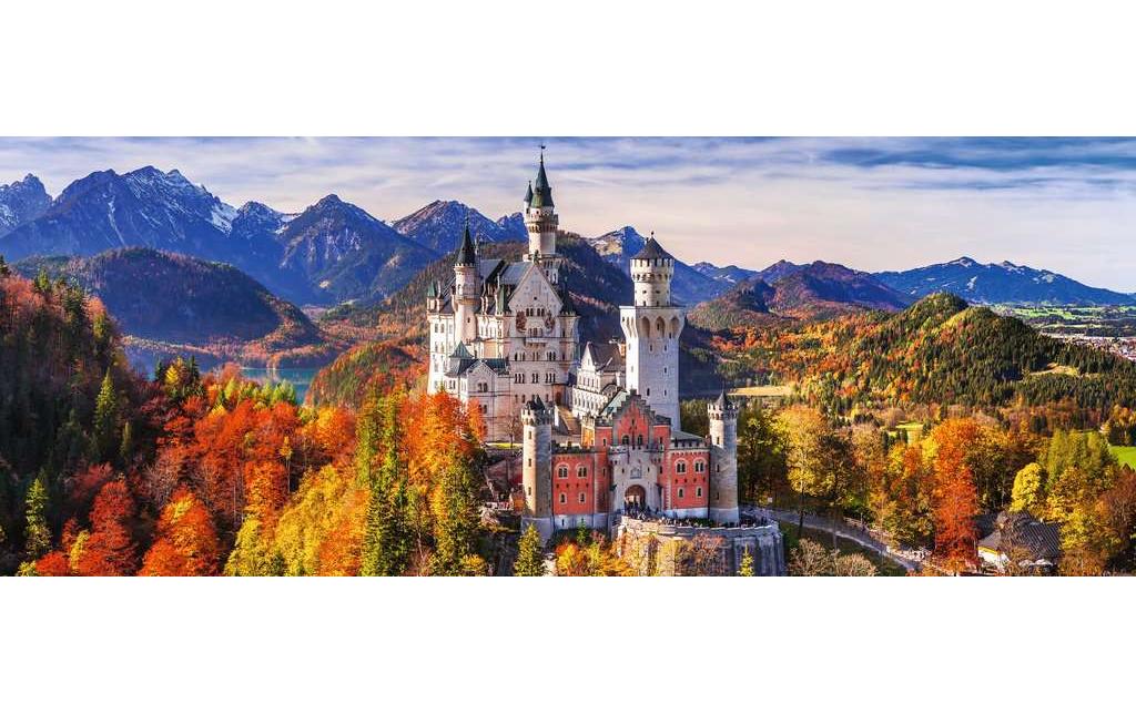 Puzzle Schloss in BayernPanorama-Puzzle