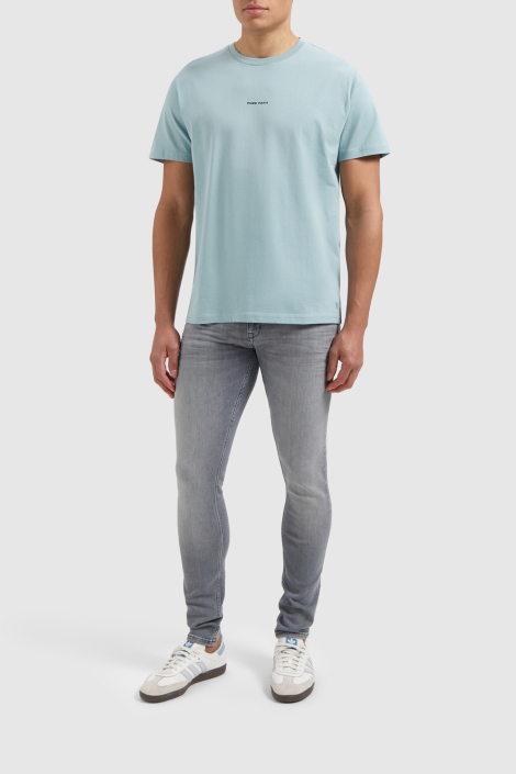 Pure Path blauwe heren t-shirt