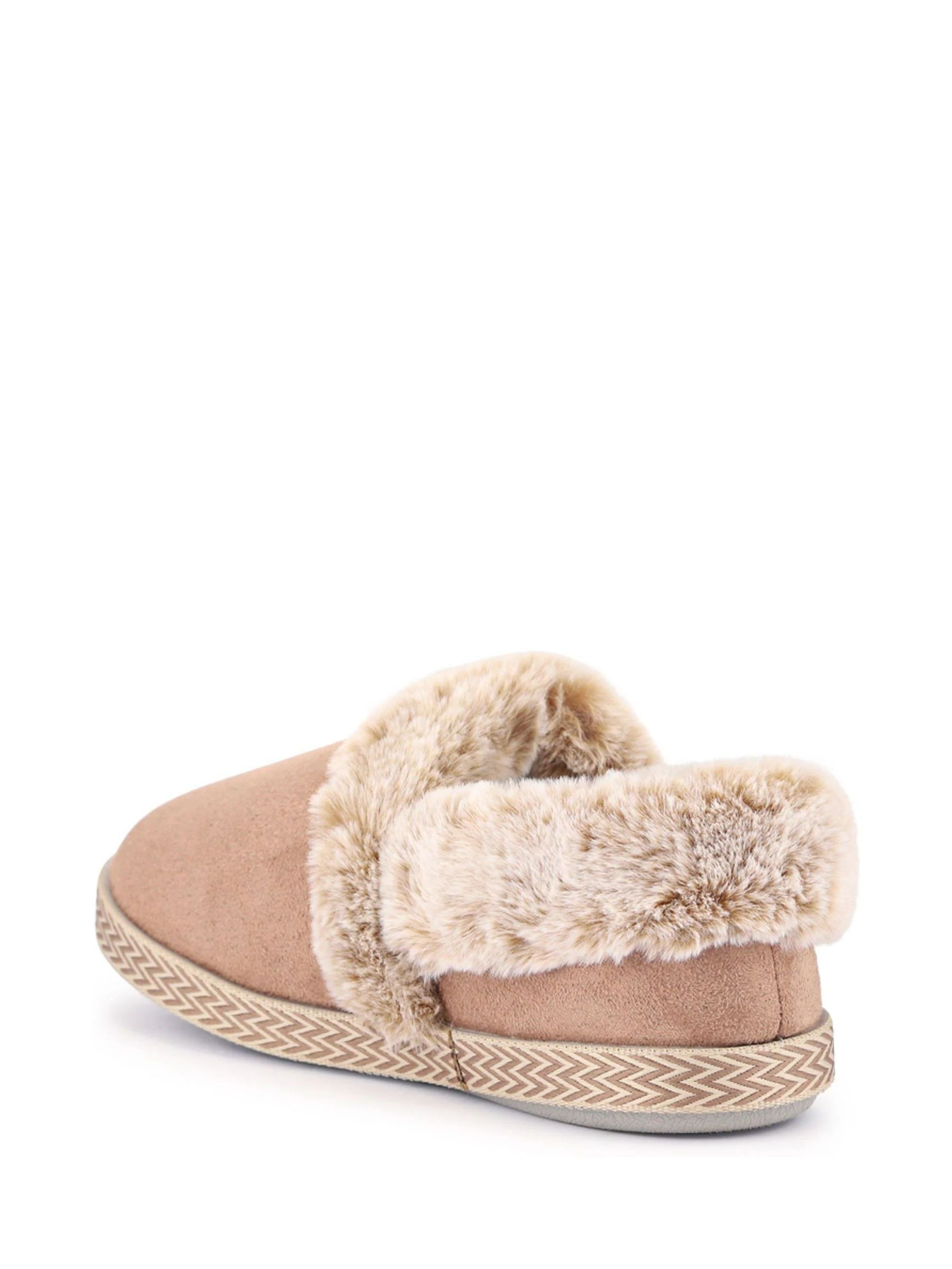 Crème - Pavers Warm Lined Memory Foam Slippers