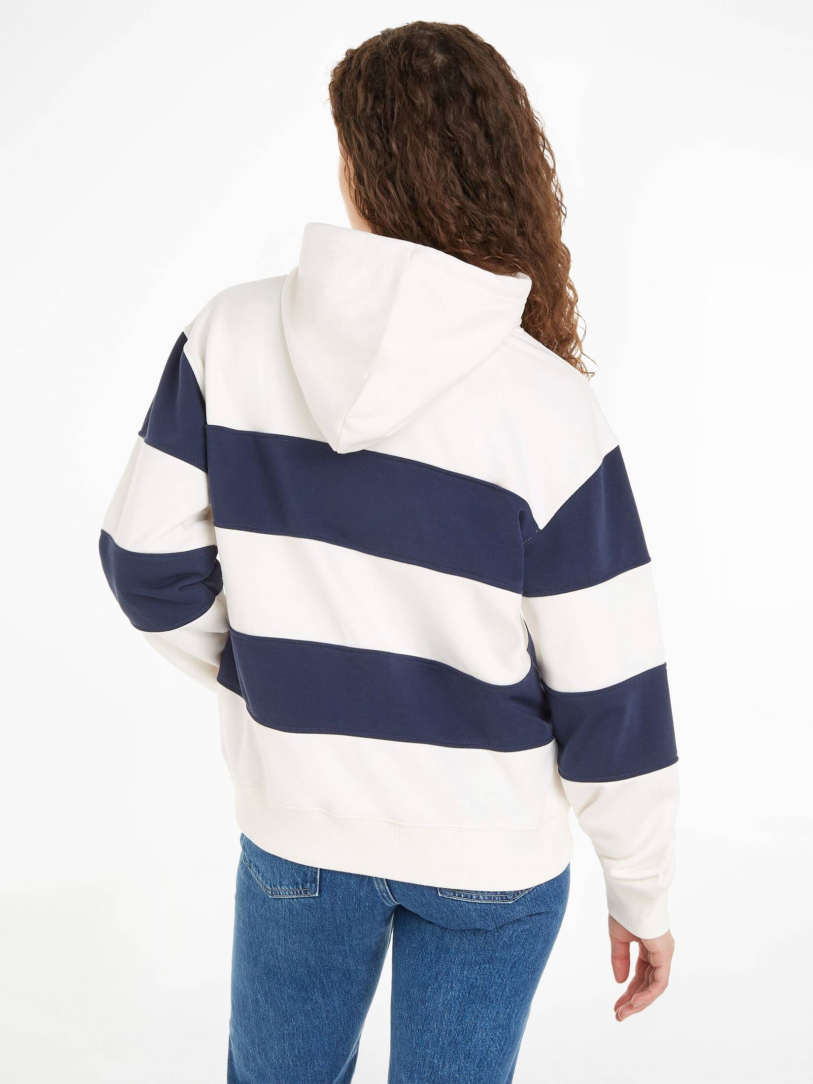Tommy Jeans| Damen Hoodie TJW RLX TJ NYC STRIPE