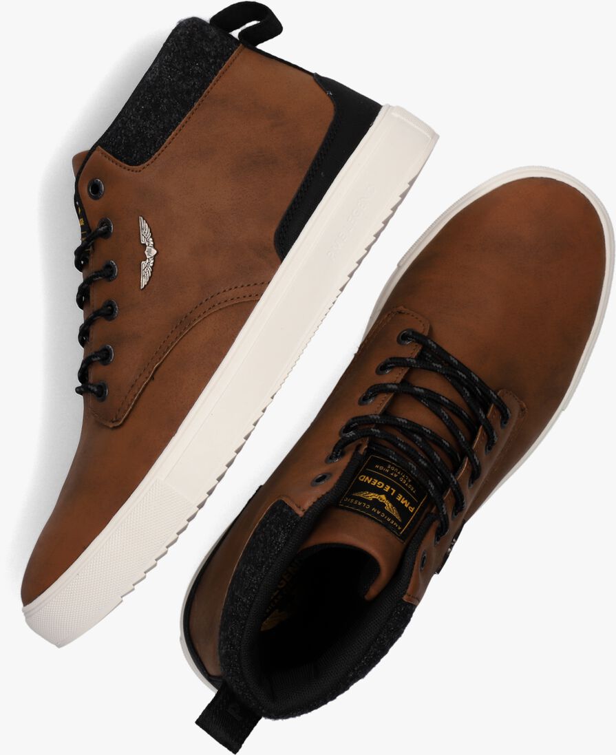 PME LEGEND cognac pme legend hoge sneaker lexing-t