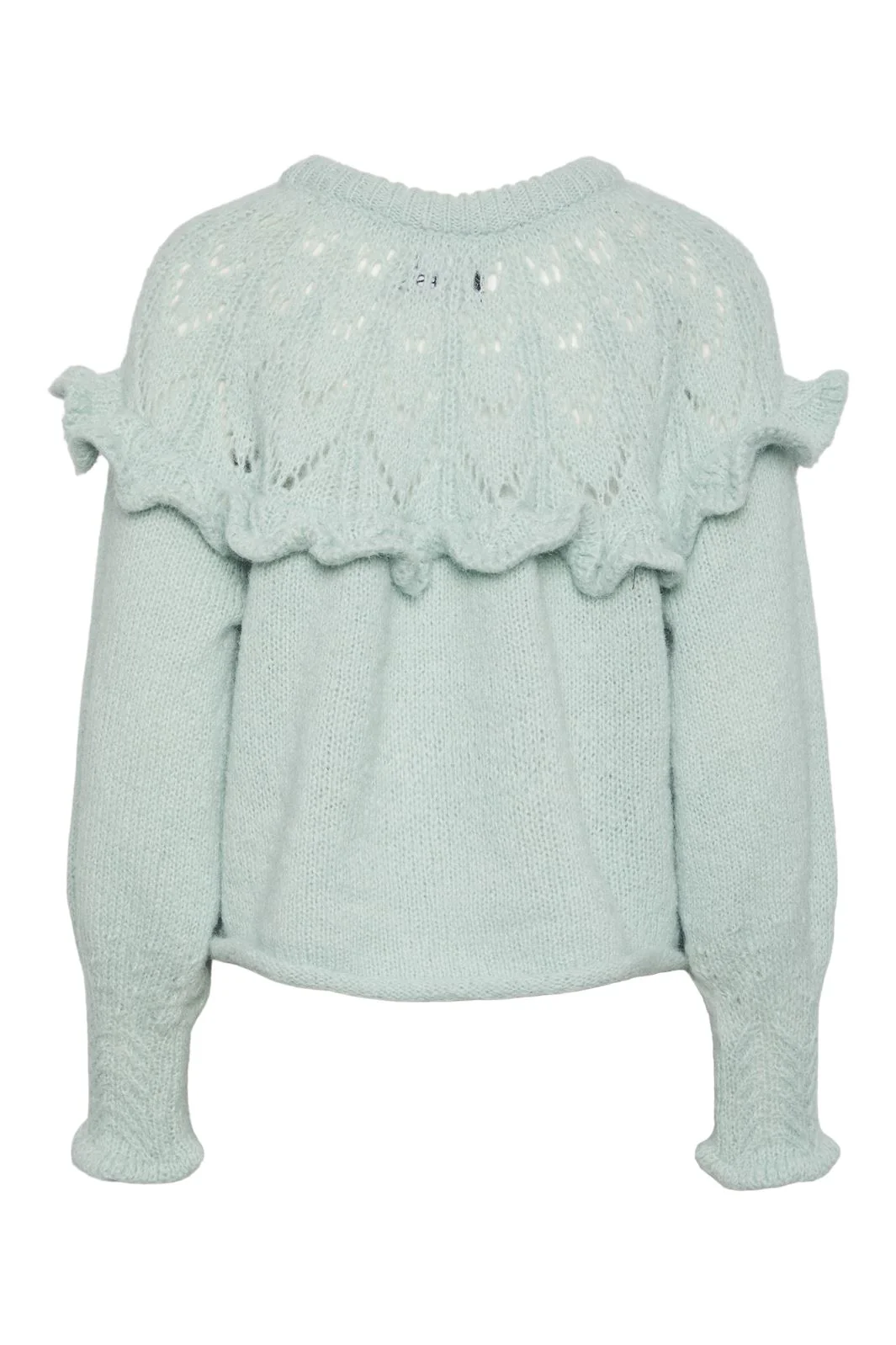 Pieces Pcrikka Ls Oneck Knit 4628720 mist green