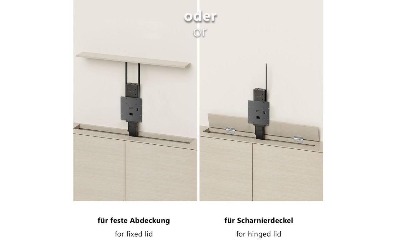 TV-Lift HP 66 L max. 45 kg<br>TV-Einbaulift für 17-32 Zoll Fernseher zum Rauffahren oder Runterlassen