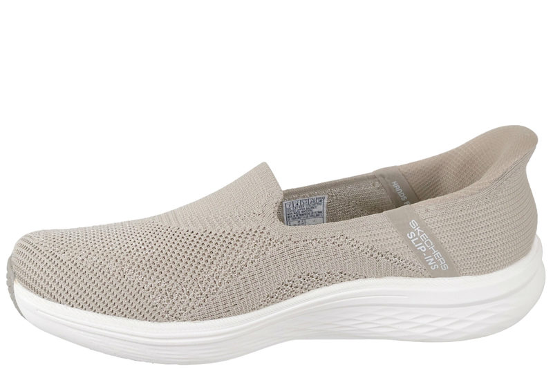 SKECHERS MAX CUSHIONING LITE AURA - TESSA TAUPE BALLERINA