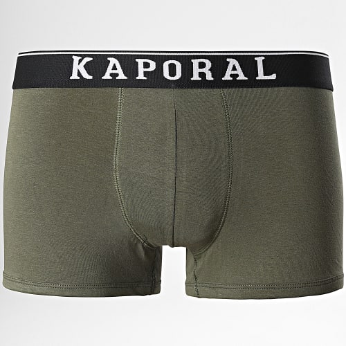 Lot De 3 Boxers Nade Vert Kaki Gris