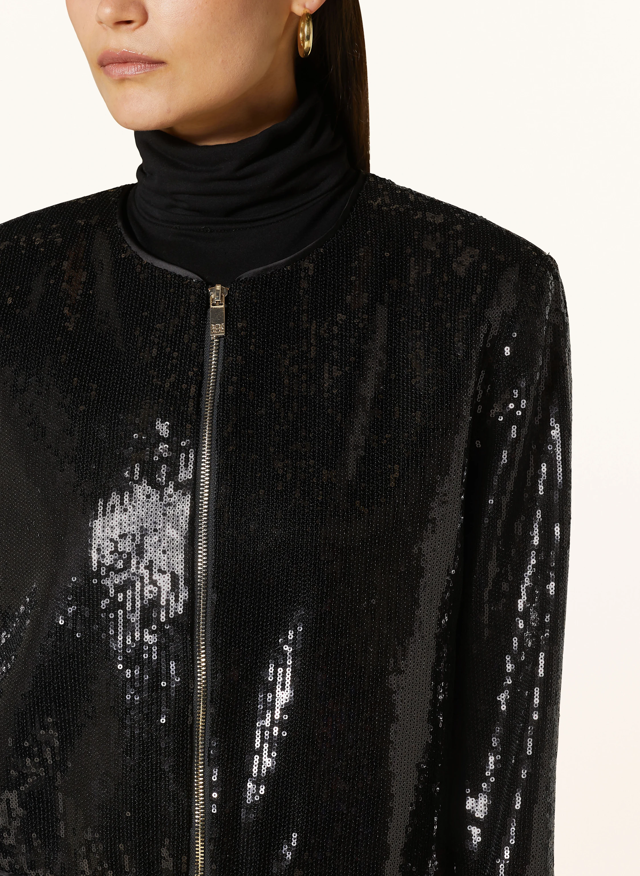 RIANI Kastenjacke mit Pailletten