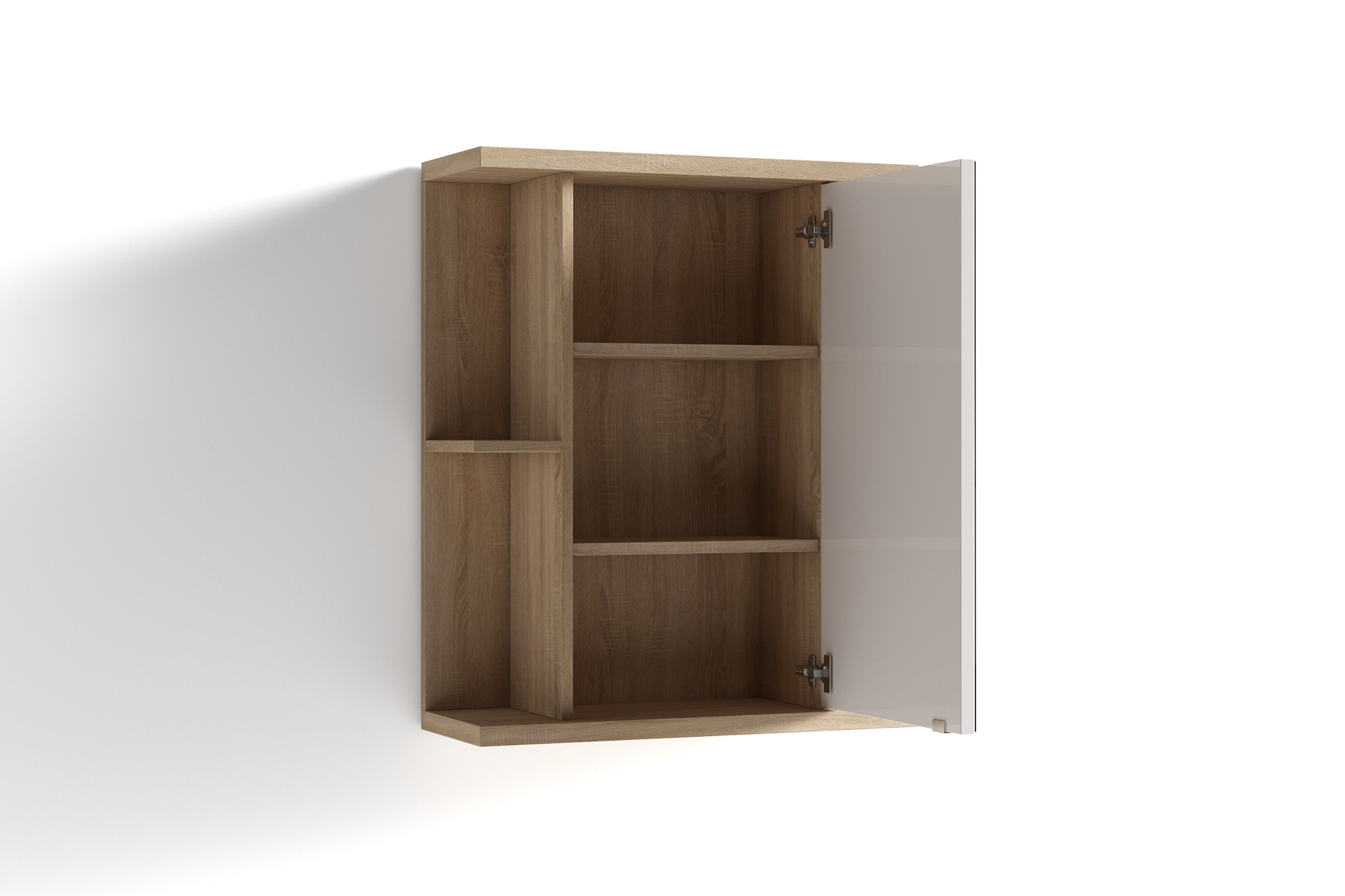 byLIVING Spiegelschrank NEBRASKA, Breite 60 cm, Artisan Eiche (Eiche-Optik)