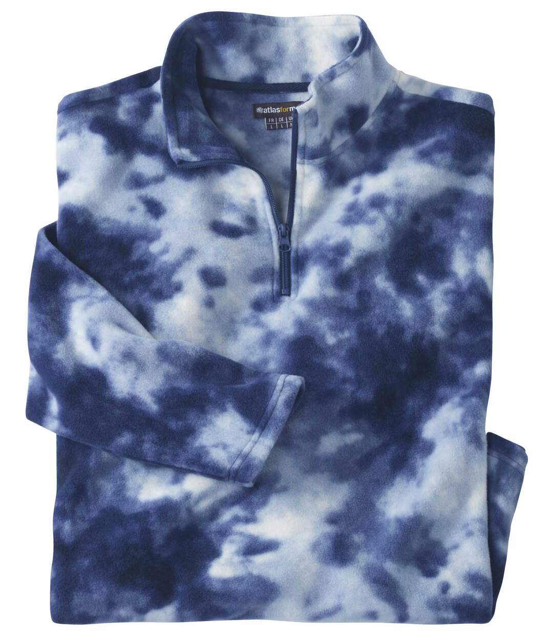 Pull Polaire Zippé Tie and Dye