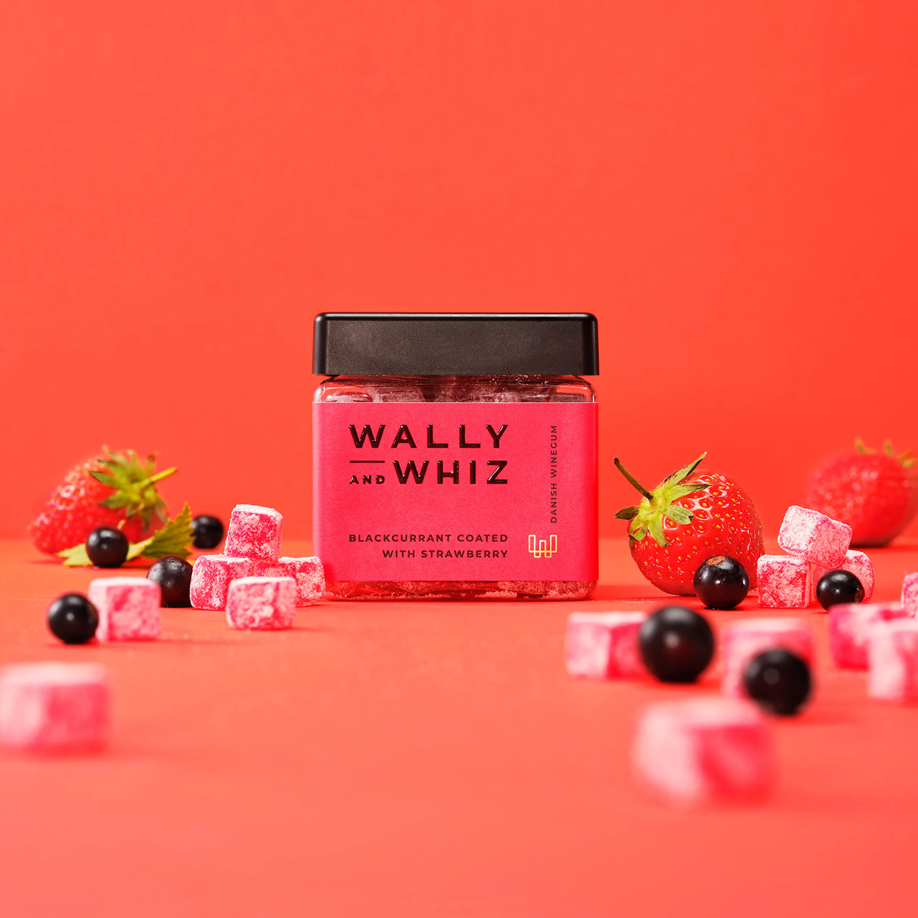 Wally and Whiz Vingummi - Solbær med jordbær