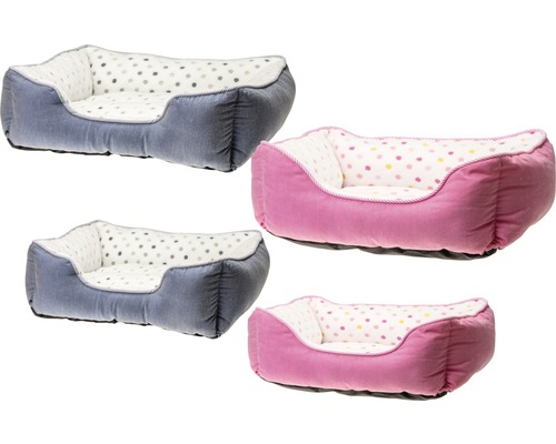 Karlie Dots bed 47 x 39 cm blauw