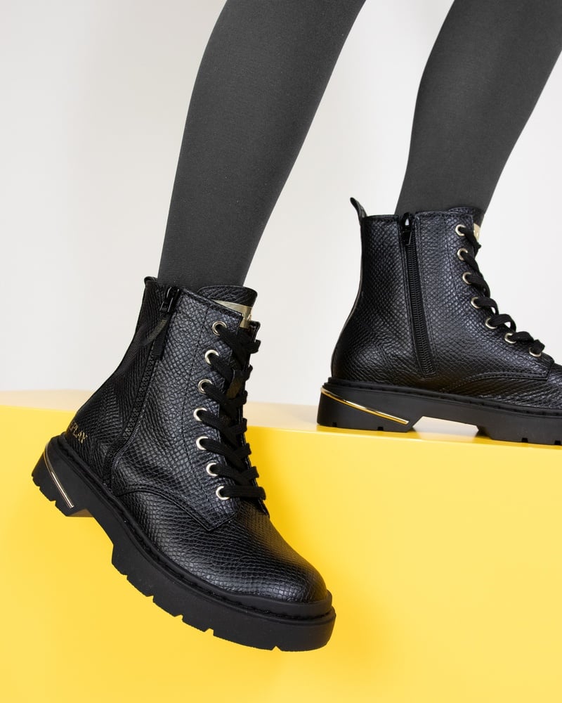 Replay Joplin Veterboots  - zwart