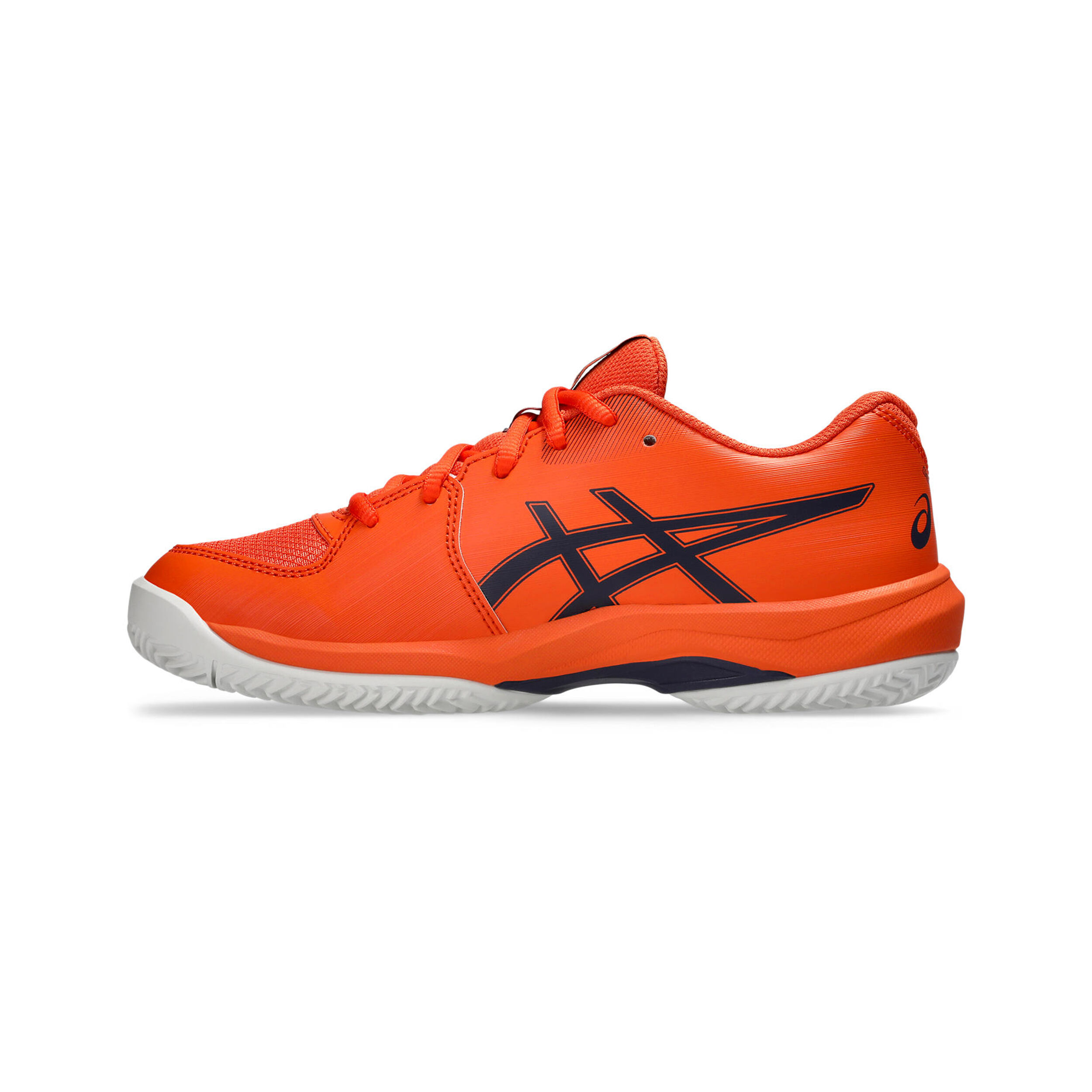 ASICS Gel-Game GS Chaussure Terre Battue Enfants - Orange , Bleu Foncé