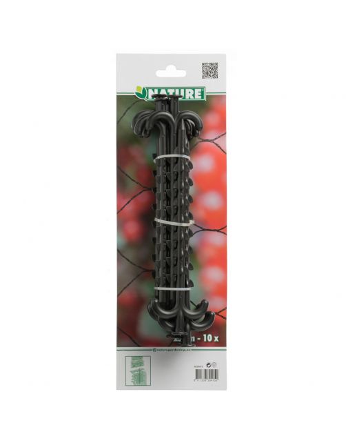 Nature Nethouders - Kweekbenodigdheden - 2x7x25 cm Zwart 10 stuks