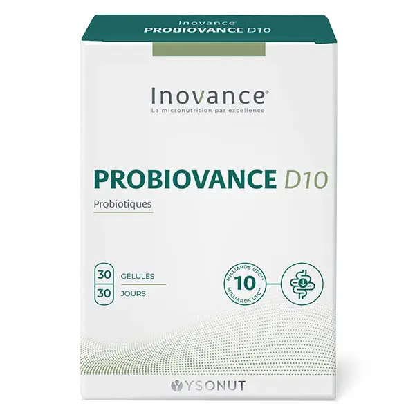 Inovance Probiovance D10 Probiotiques 30 gélules