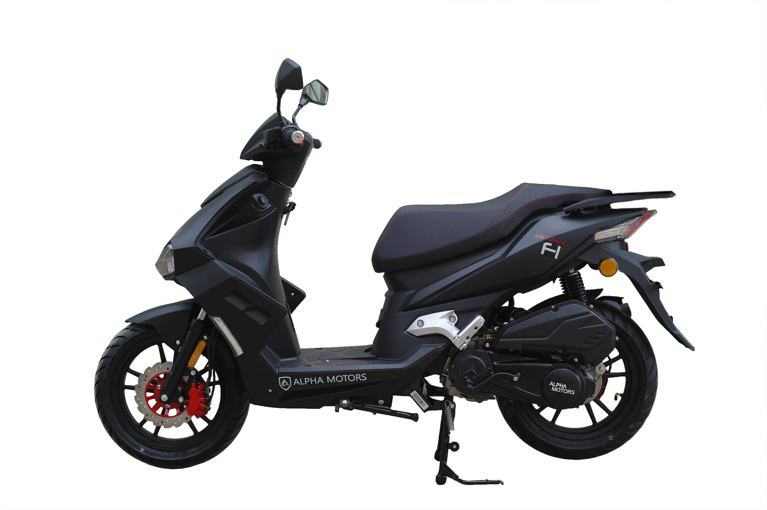 Alpha Motors Motorroller Mustang 125 ccm 85 kmh EURO 5 mattschwarz