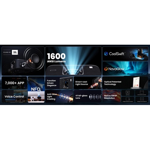 Vidéoprojecteur Yaber K3 Pro Full HD Noir + Subwoofer