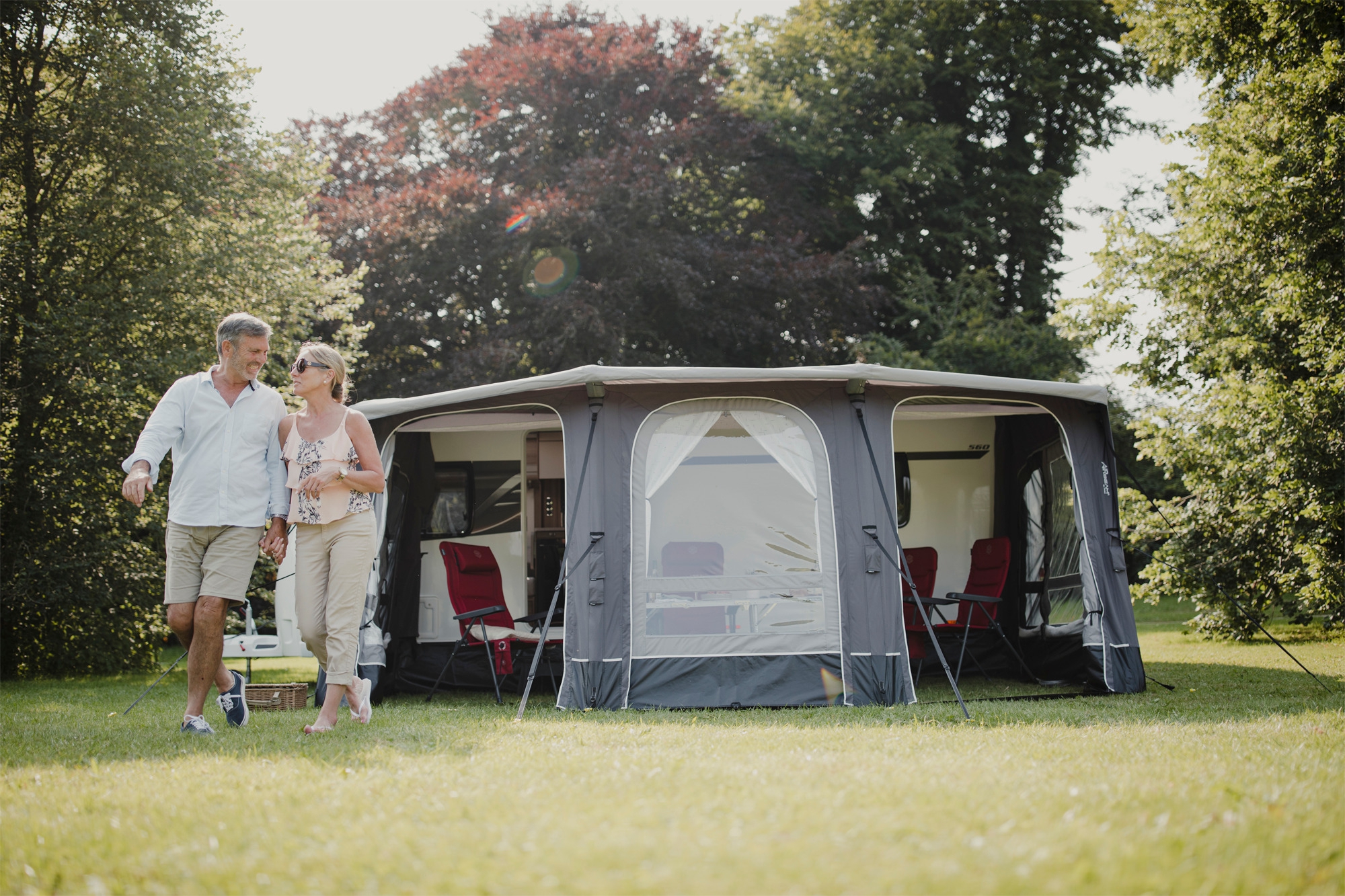 Vango aufblasbares Vorzelt für Wohnwagen Tuscany Air 500 Elements ProShield
