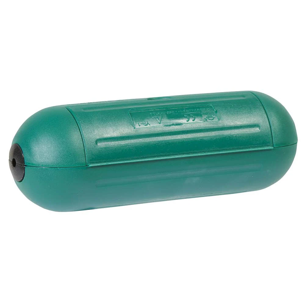 Boîtier étanche protection câble électrique vert