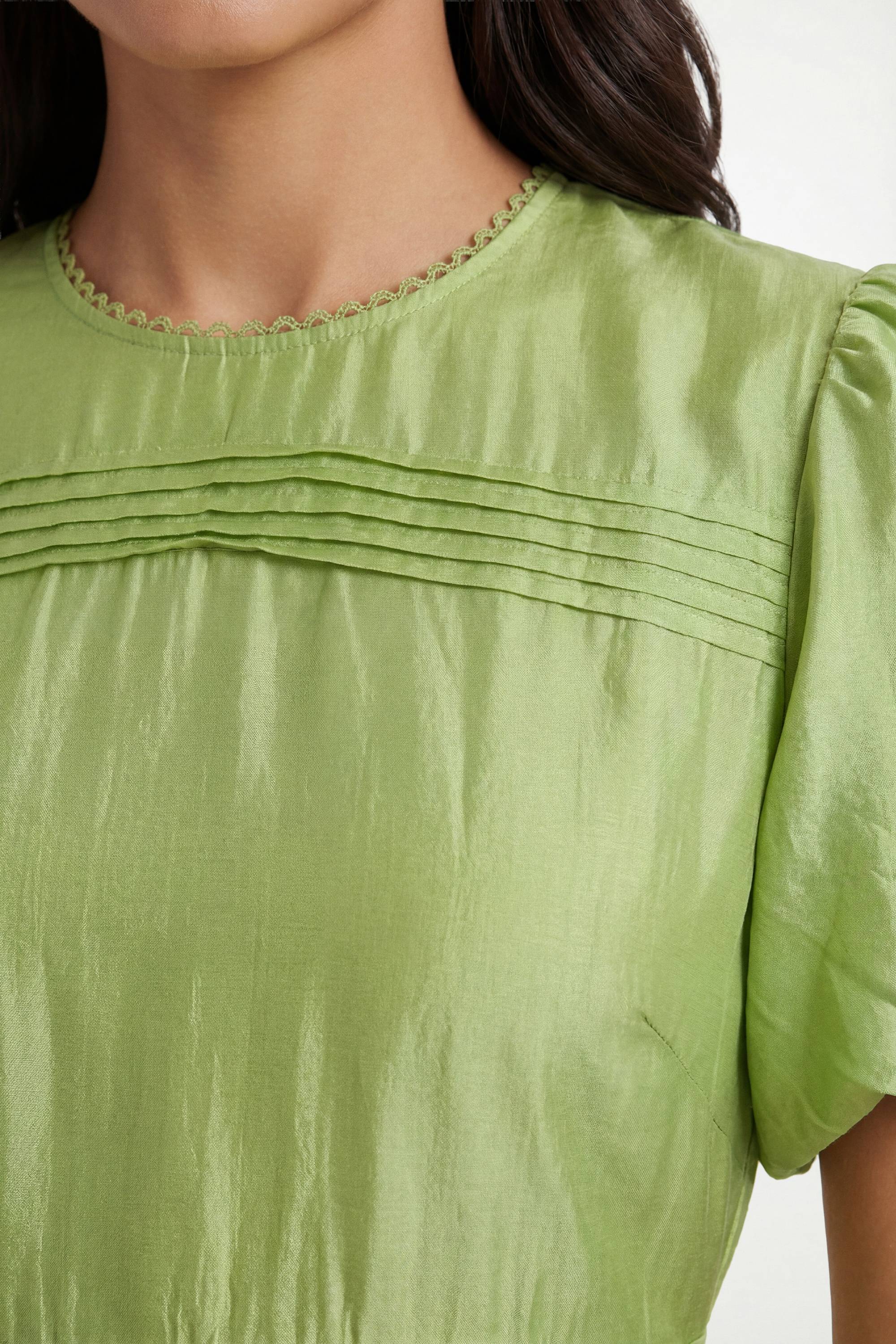 Wallis Robe Midi Plissée En Tencel Petite