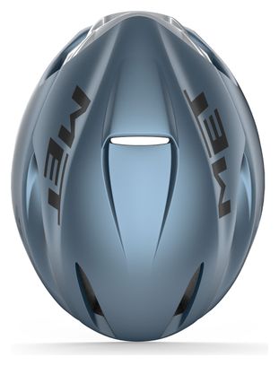 Casque Route Unisexe MET Manta Mips Silver/Bleu