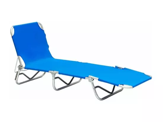 Bain de soleil pliant transat de plage en aluminium RETREAT