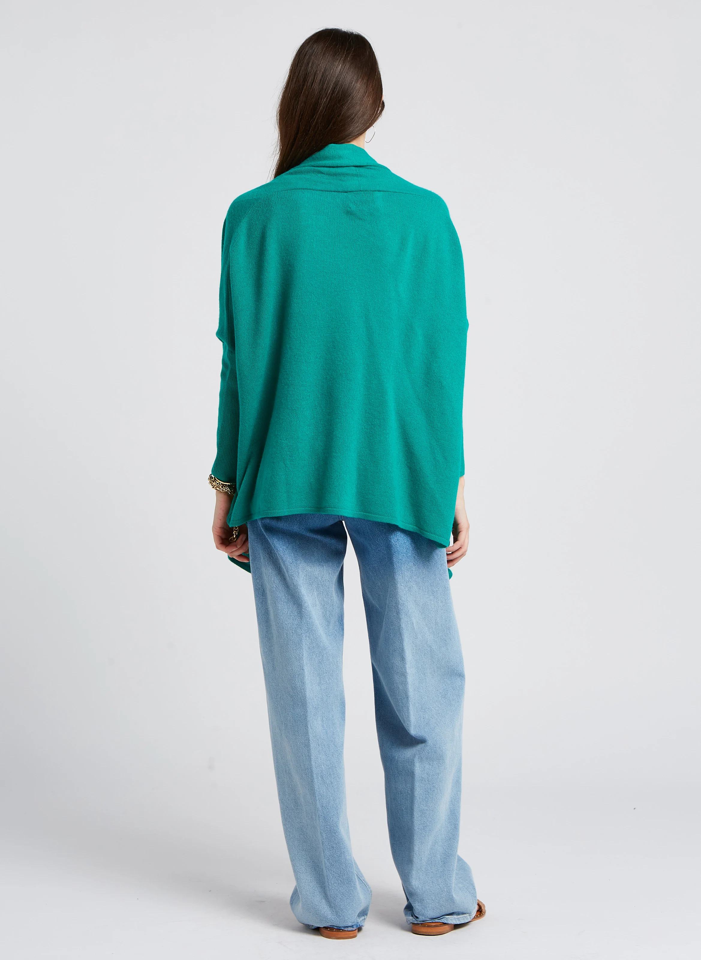 LOUKA - Gilet en cachemire | Vert