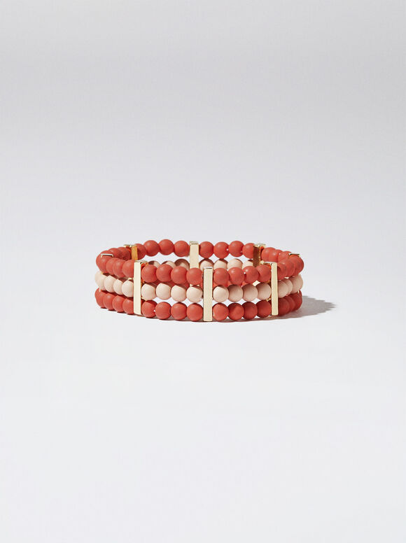 Pulseira elástica multicolorida - Multicolorida