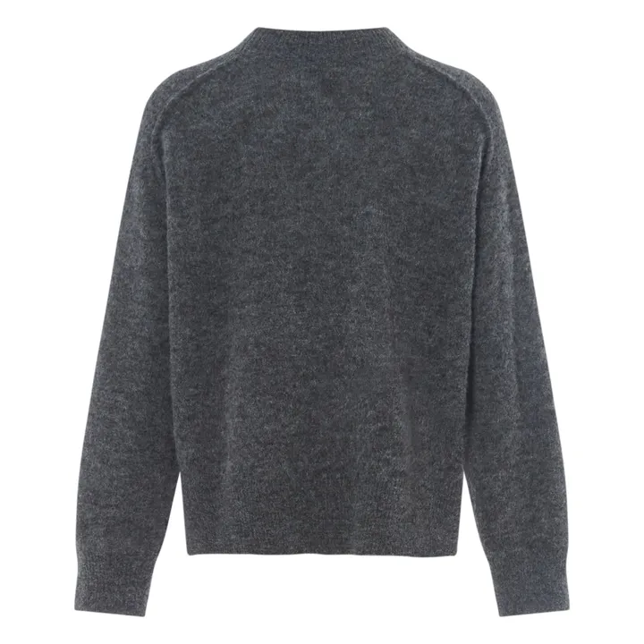 A.P.C. Pull Naomie Baby Alpaga | Gris anthracite chiné
