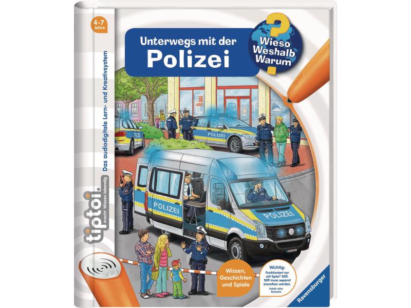 tiptoi Lernbuch Unterwegs mit der Polizei Lernbuch